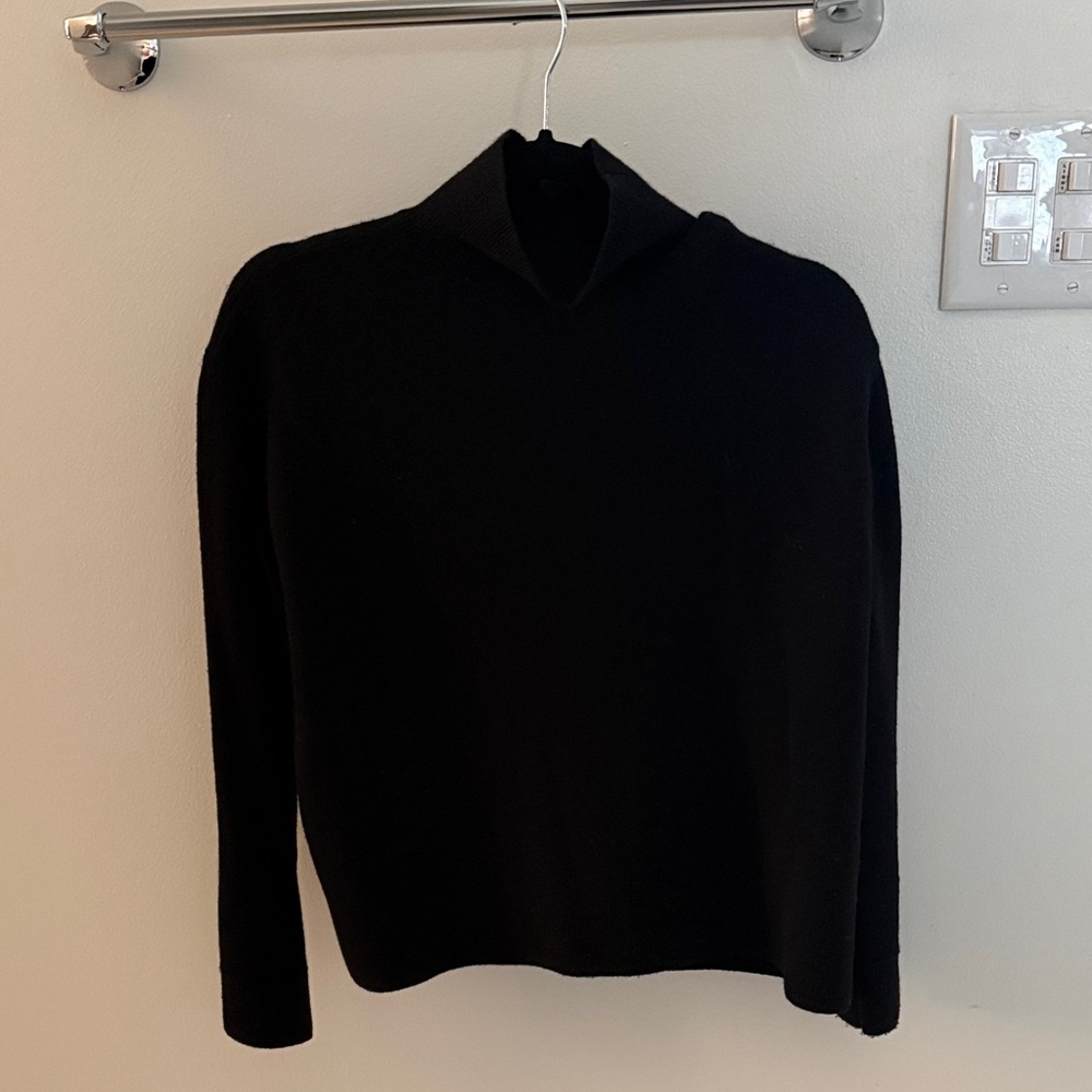 Everlane Women's Black Cashmere Turtleneck Sweater